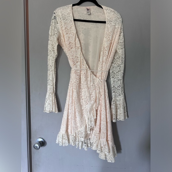 HAH Hot as Hell Lace wrap dress new medium - Picture 1 of 3